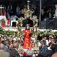 Santa Vitalia, statua della Santa in processione