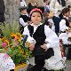 Tradizionale processione delle traccas che si svolge a Serramanna in maggio in occasione della Festa di Sant'Isidoro