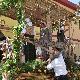 Tradizionale processione delle traccas che si svolge a Serramanna in maggio in occasione della Festa di Sant'Isidoro