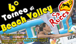 locandina 6° Torneo di Beach Volley
