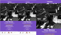 locandina Inaugurazione della Mostra “Vico Mossa, fotografie d'architettura”