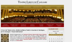 teatro lirico di Cagliari sito