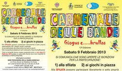 locandina carnevale delle bande