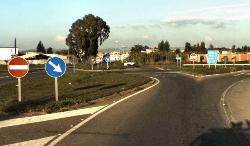 ’incrocio fra la statale 197 Sanluri-Guspini e la provinciale 61 San Gavino-Villacidro