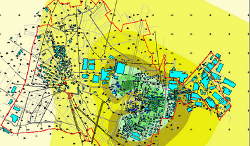 mappa realizzata con sistemi GIS