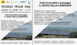 locandina Wind Day - Giornata Mondiale del Vento - “Festeggiamo l’eolico e la vittoria del referendum contro il nucleare”