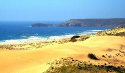 Panoramic view of Torre dei Corsari and Pistis beaches