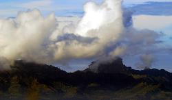 Panorama Ansicht vom Monte Arcuentu über die Campidano – Ebene