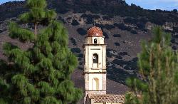 The bell tower of the church of San Pietro Apostolo