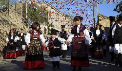 Folkloristic procession in Collinas