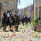 Processione a cavallo durante la festa di Sant'Isidoro a Serramanna