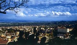 Panoramica del centro abitato di Villacidro